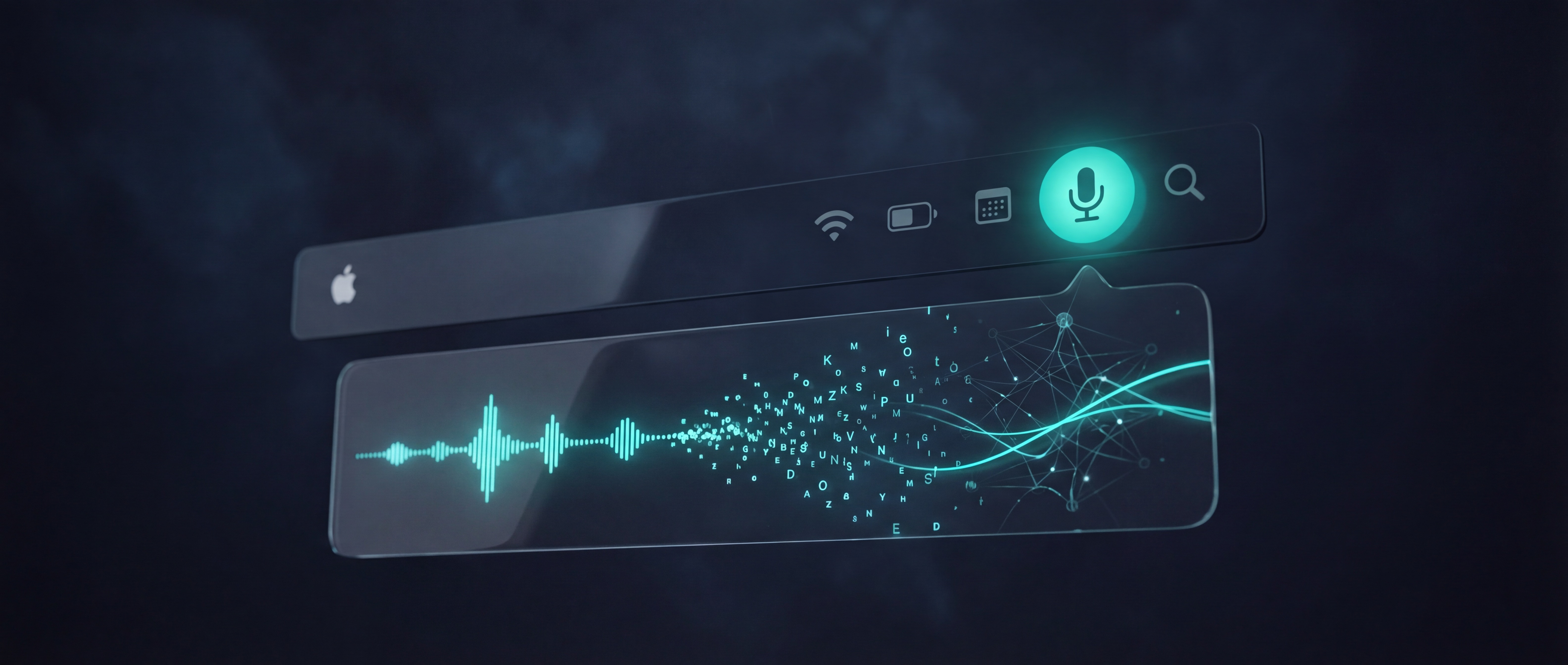 Silox — macOS menu bar with neural engine waveform visualization